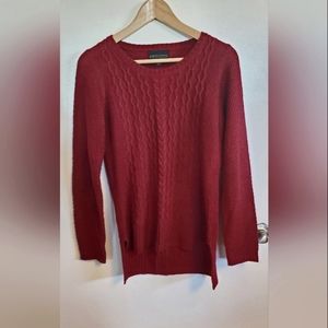 Absolutely Creative Worldwide burgundy tunic sweater - size XS